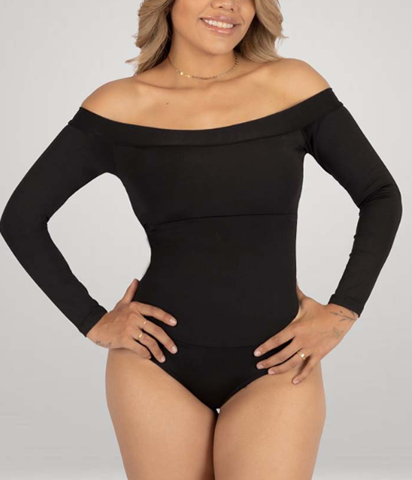 Bandeau Long Sleeve Bodysuit