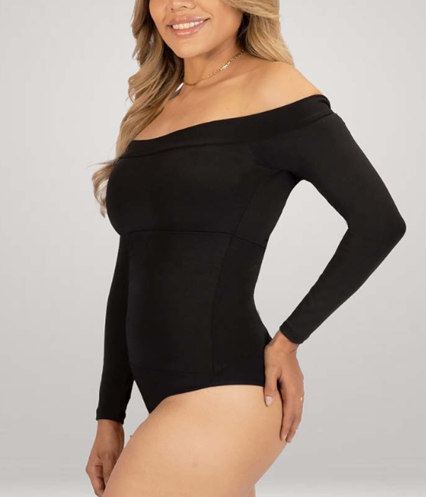 Bandeau Long Sleeve Bodysuit